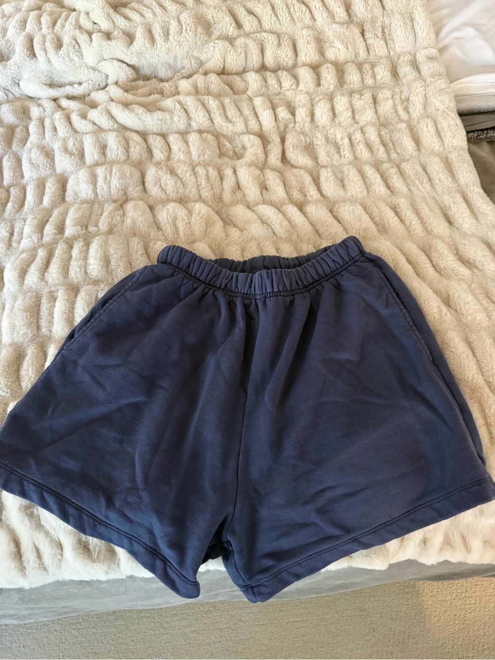 Daily Drills Navy Athletic Elastic-Waist Women's Shorts